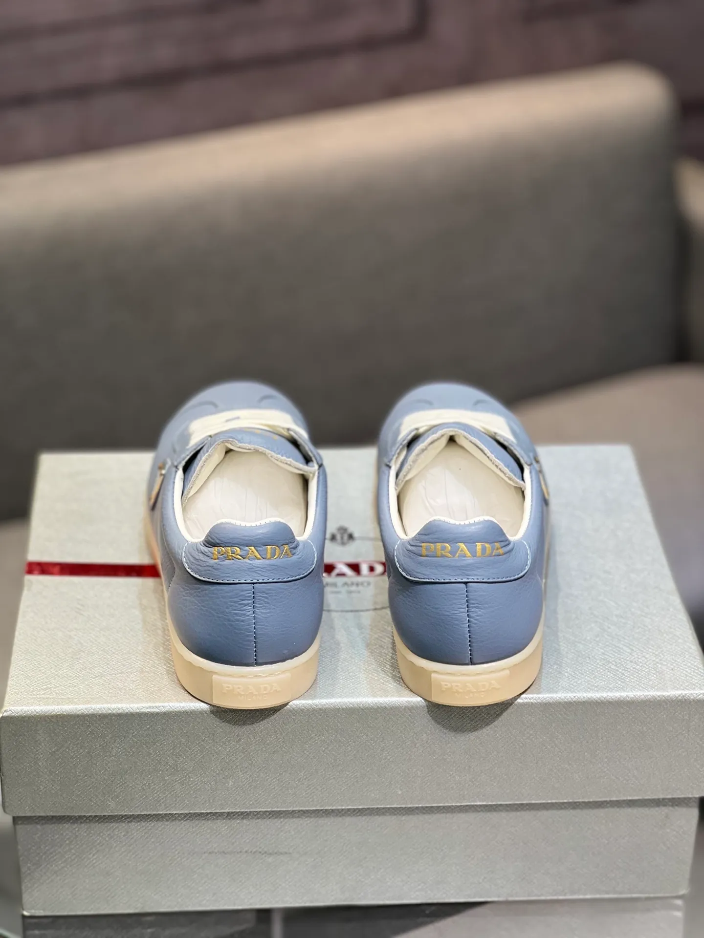 Men's shoes 💰540 [PRADA] Men's shoes are popular in the counter, official website synchronization, 1 high-quality shipment ✔️ Original frosted cowhide + cowhide lining, 1🆚1 replica, original sole, 38-45 (45 customized, non-refundable)